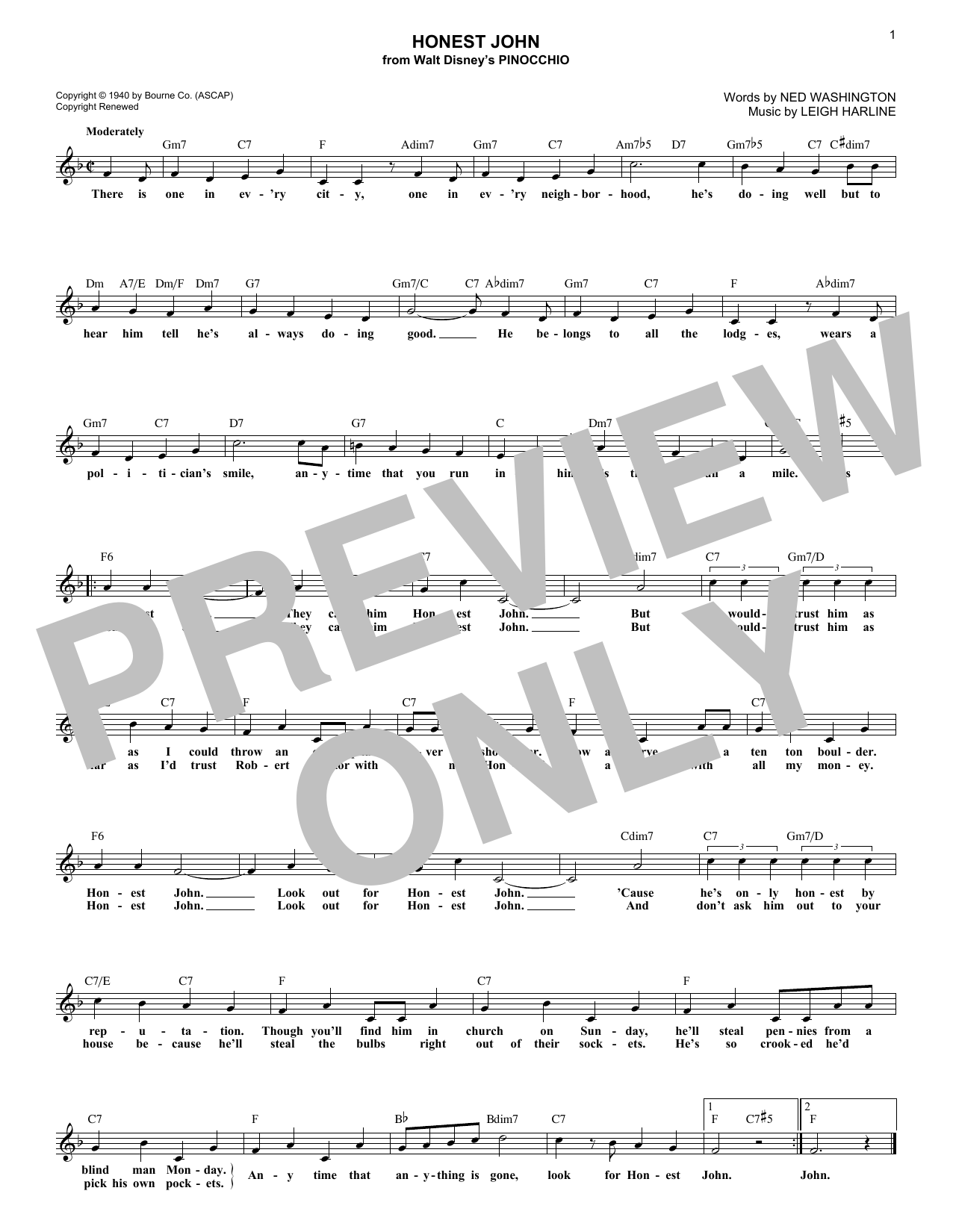 Produktbild zu: Honest John