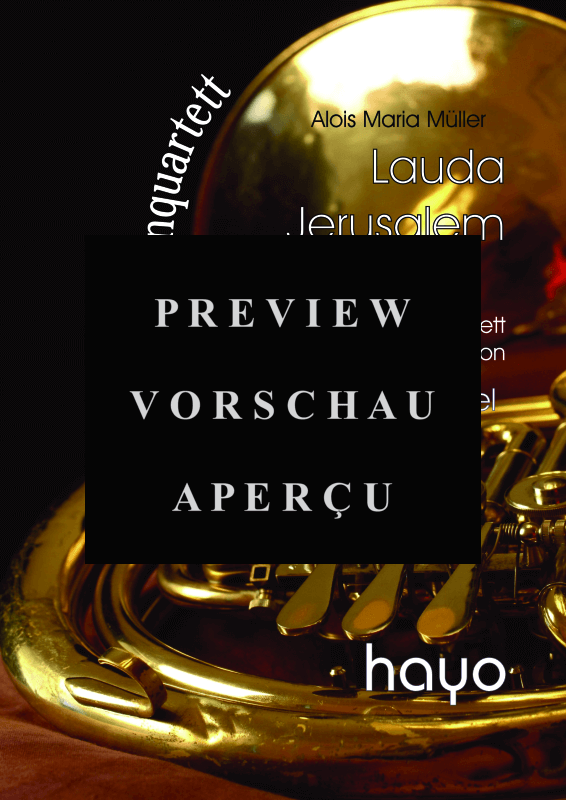 gallery: Lauda Jerusalem, , (Horn Quartett)