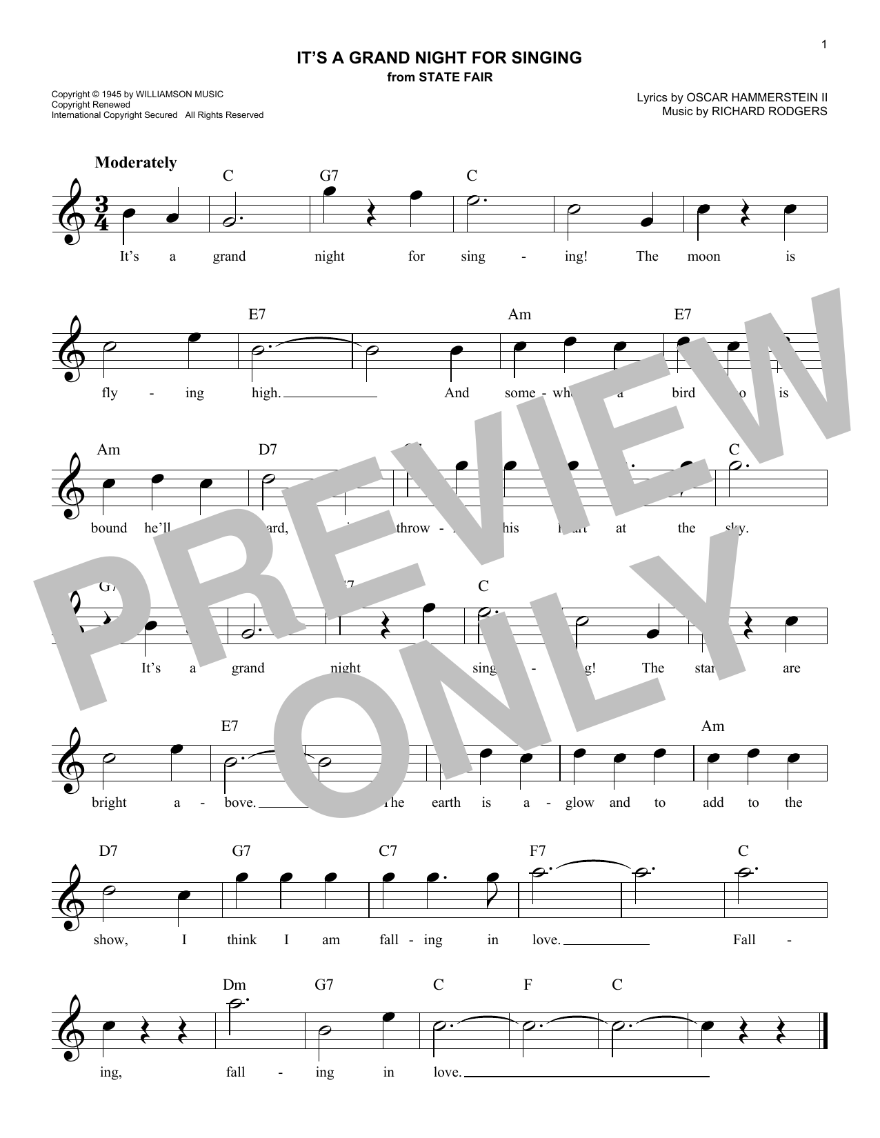 Product picture to: It's A Grand Night For Singing