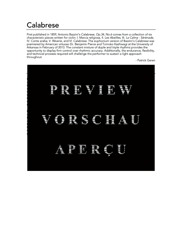 Product gallery: Page 4 of 11 Calabrese, , (euphonium and piano)