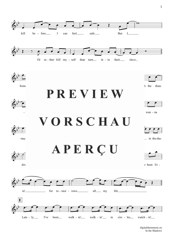 Product gallery: Page 4 of 5 In The Shadows, Rasmus, Querflöte