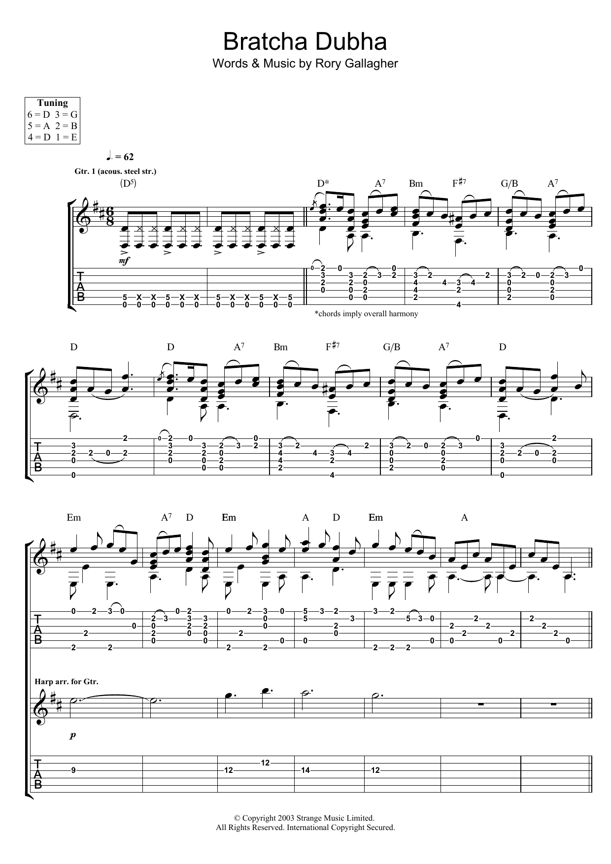 Product gallery: Page 1 of 1 Bratcha Dubha, Rory Gallagher