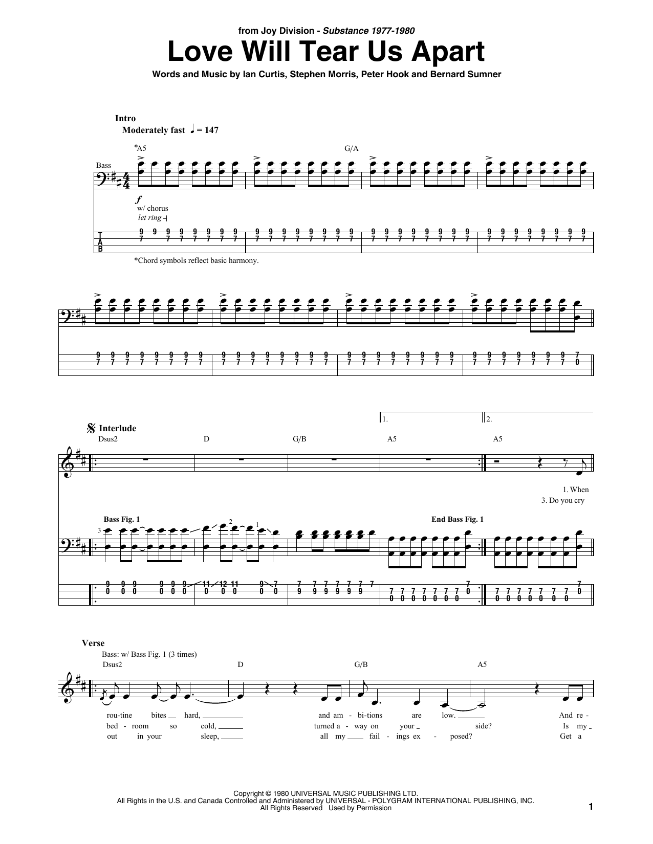 Produktgalerie: Seite 1 von 1 Love Will Tear Us Apart, Joy Division