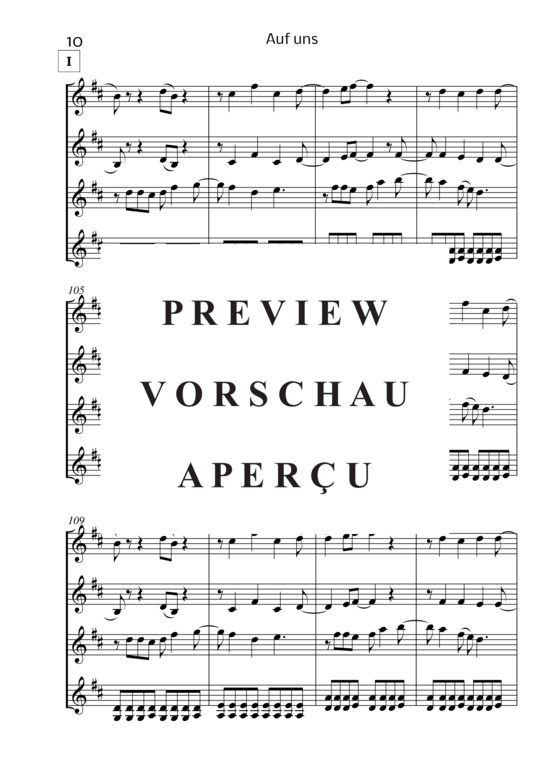 gallery: Auf Uns , Bourani, Andreas, (Geigenquartett)