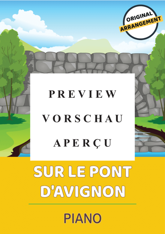 gallery: Sur le pont d´Avignon , , Piano Solo