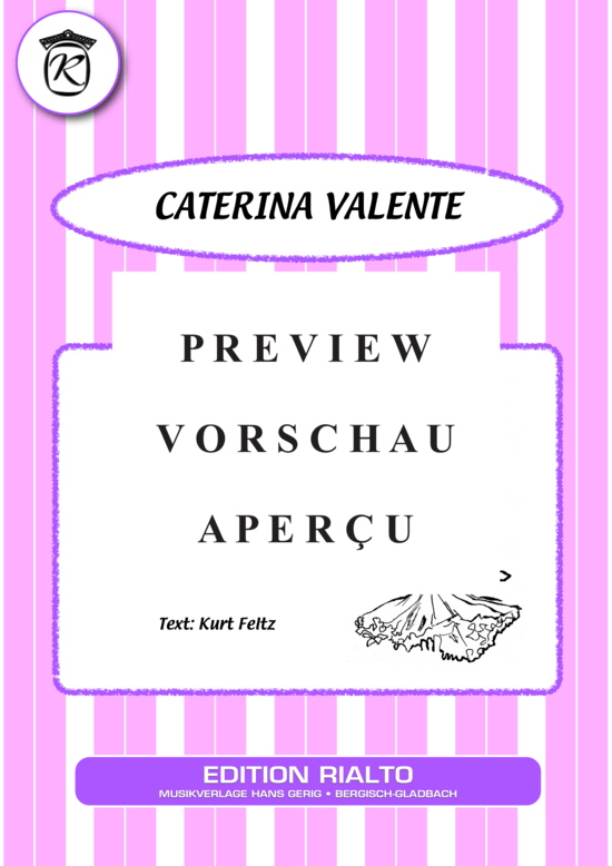 Produktgalerie: Seite 2 von 3 Melodia d'amore , Valente, Caterina, Klavier und Gesang