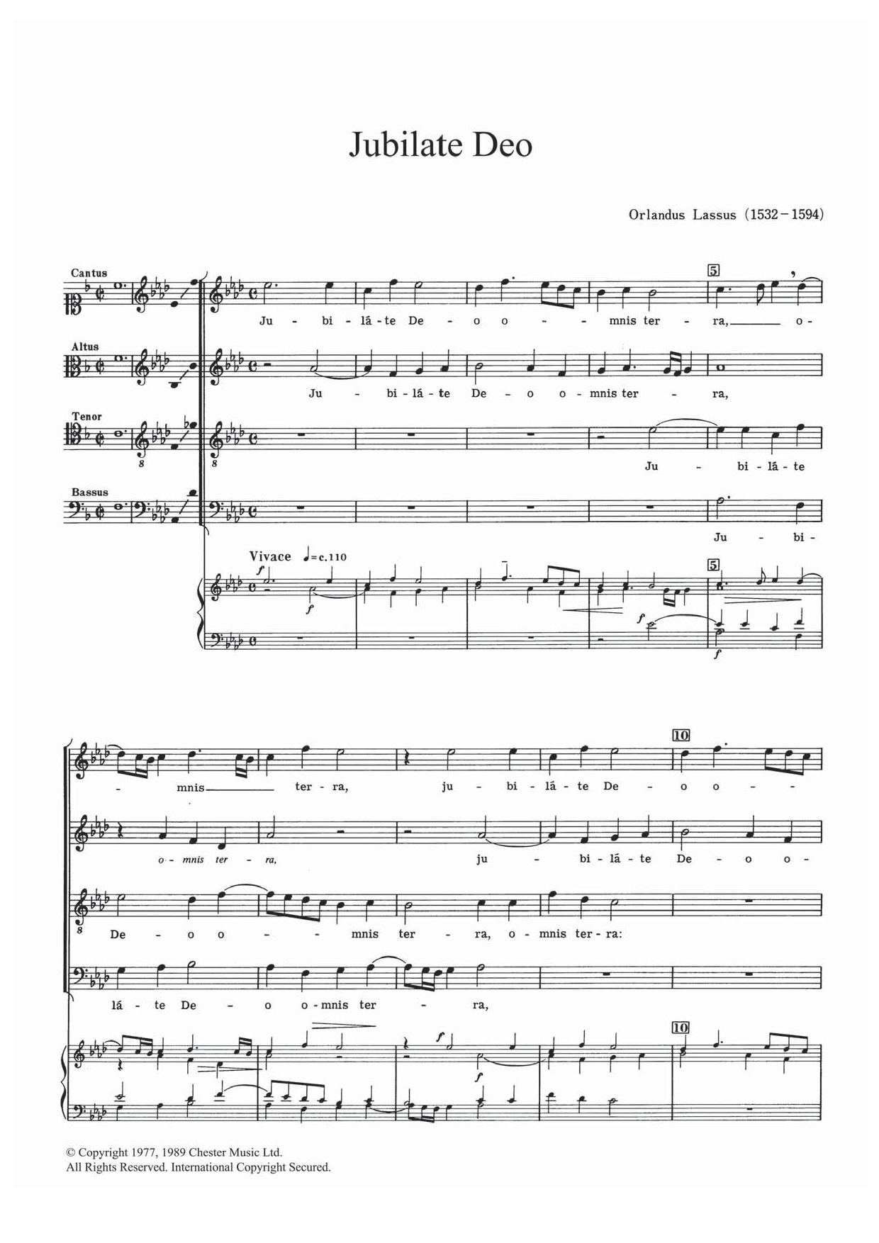 Produktbild zu: Jubilate Deo