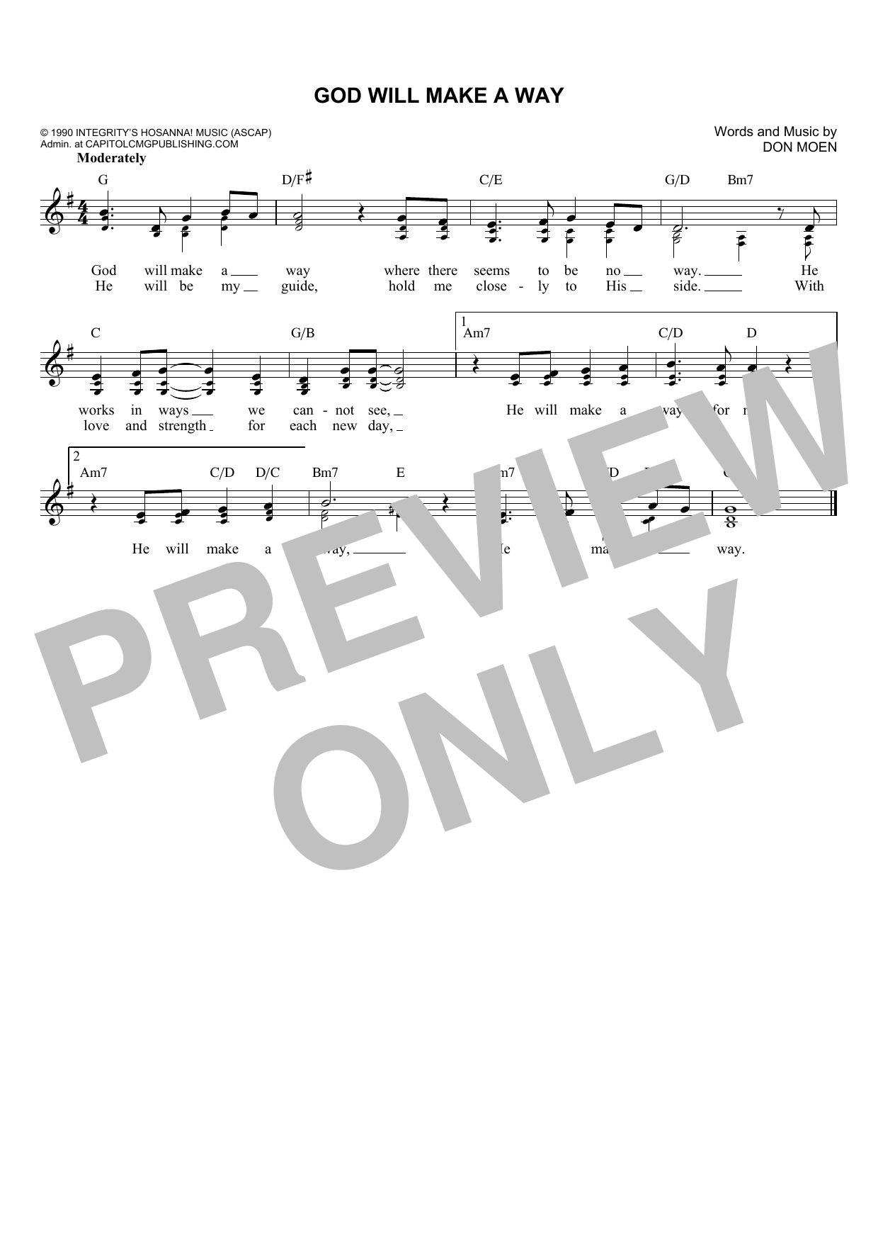 Produktbild zu: God Will Make A Way