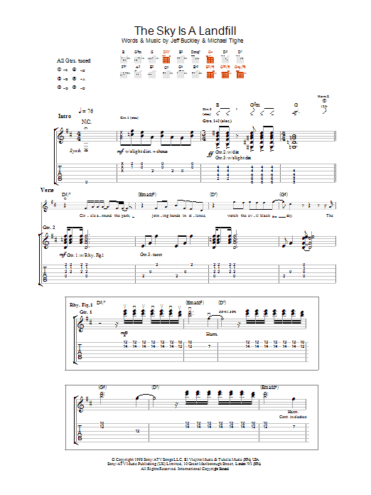 Product gallery: Page 1 of 1 The Sky Is A Landfill, Jeff Buckley