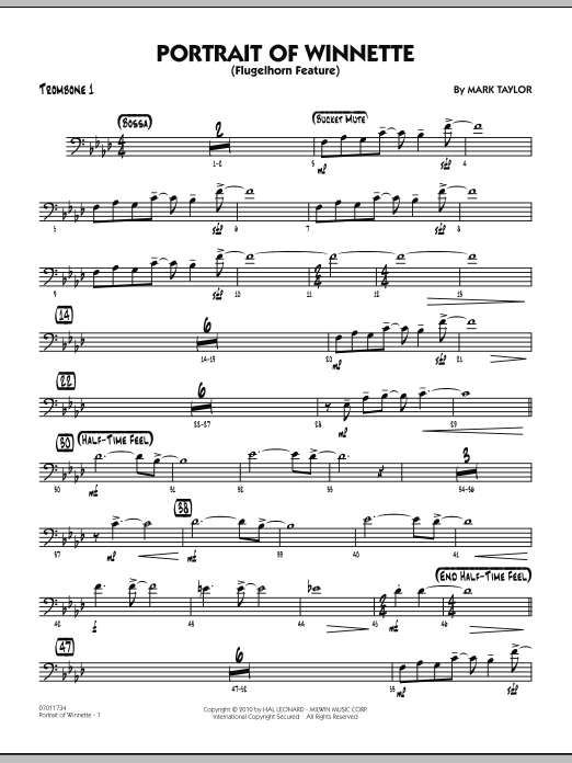 Produktgalerie: Seite 1 von 1 Portrait Of Winnette - Trombone 1, 