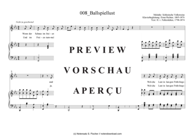 Product gallery: Page 2 of 3 Ballspiellust , , Piano and Voice
