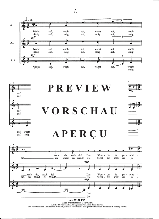 Product gallery: Page 3 of 7 Zwei weihnachtliche Chöre , , (women's choir)