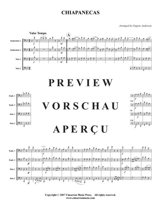 Product gallery: Page 10 of 17 Chiapanecas , , (Tuba Quartet: 2x Baritone, 2xTuba)