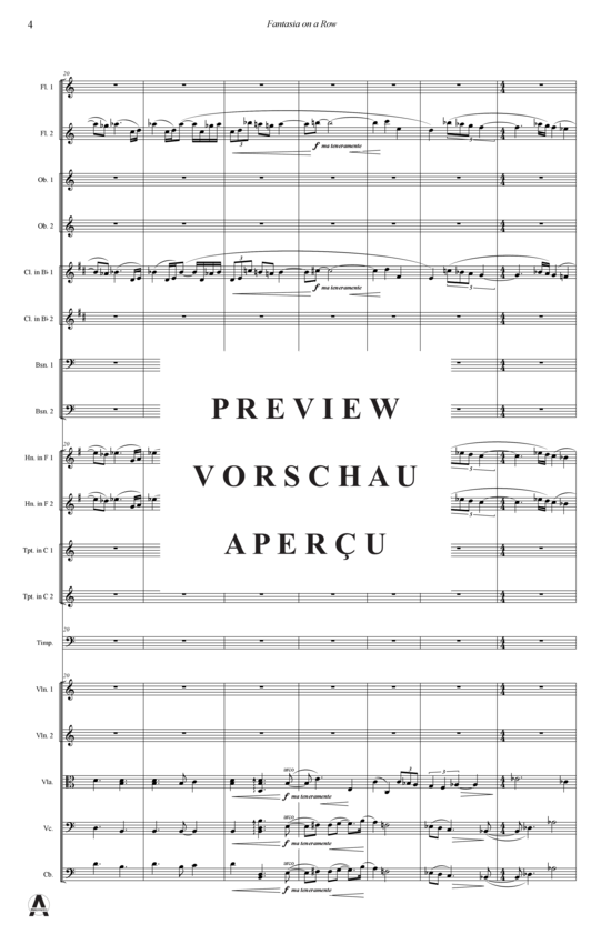 Produktgalerie: Seite 7 von 21 Fantasia on a Row , , (Orchester)