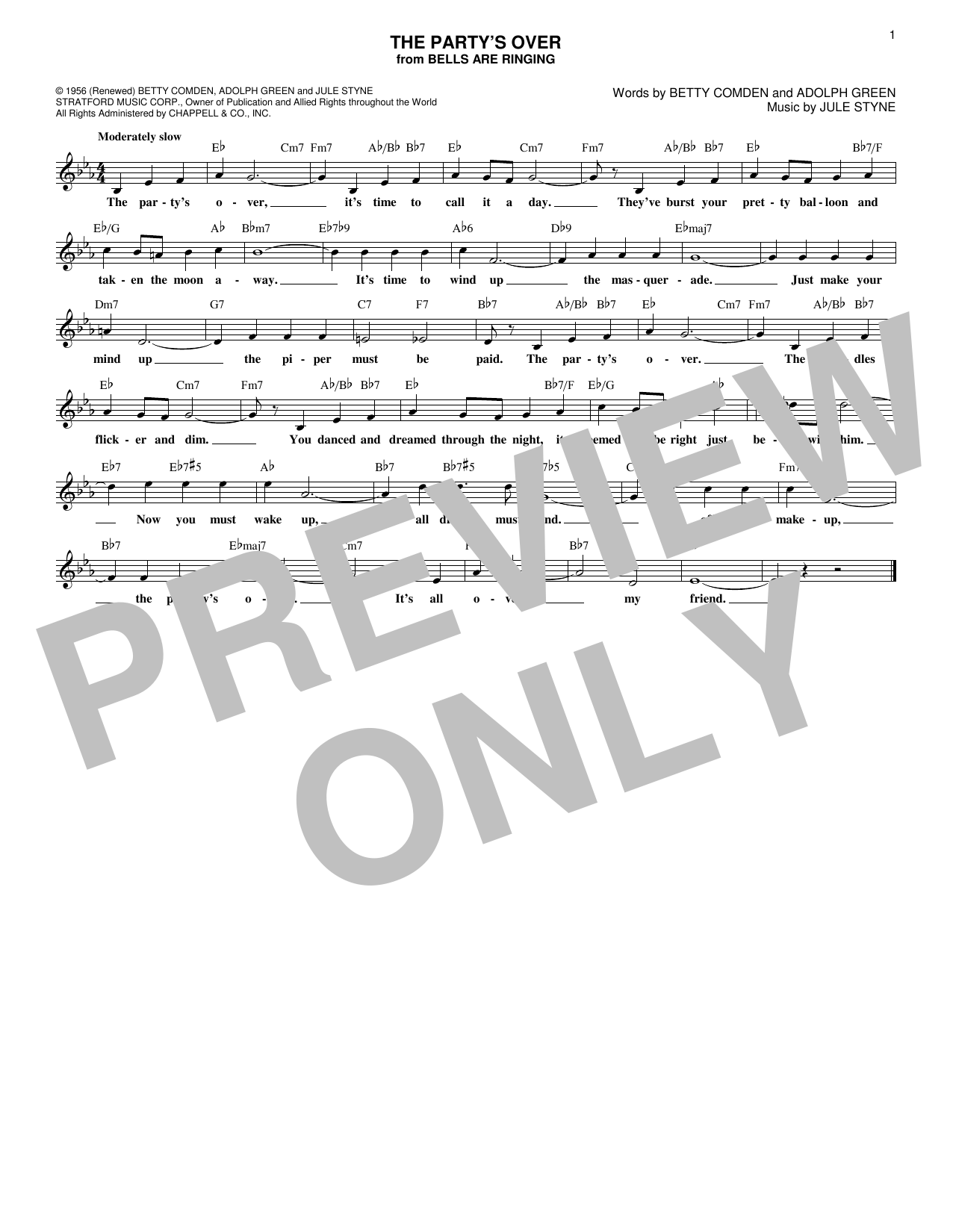 Produktbild zu: The Party's Over