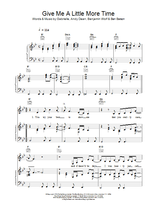 Produktbild zu: Give Me A Little More Time