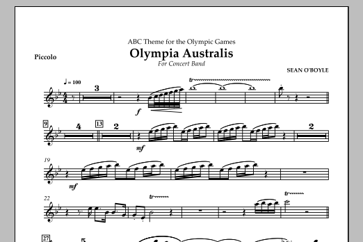 Produktbild zu:  Olympia Australis (Concert Band) - Piccolo - 