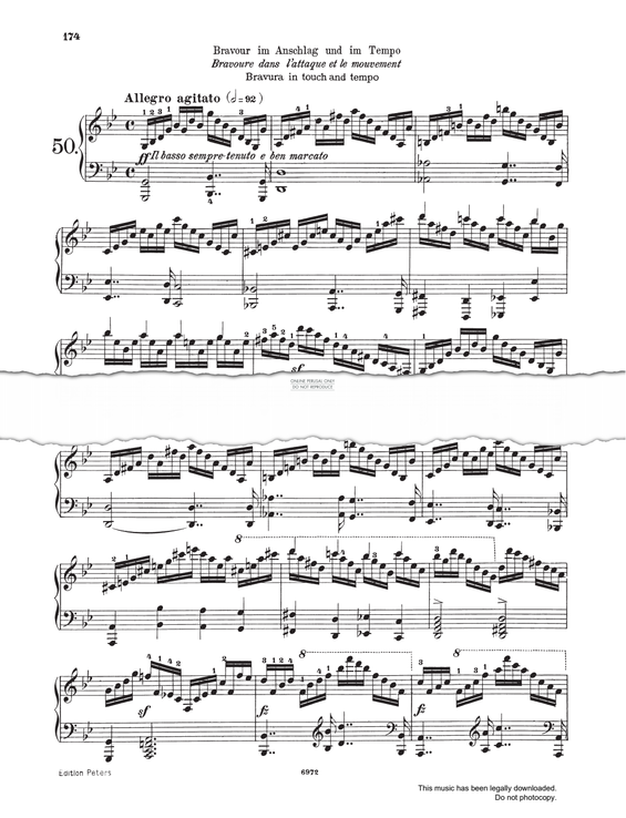 Product picture to: Allegro agitato Study (Op. 740, No.50)