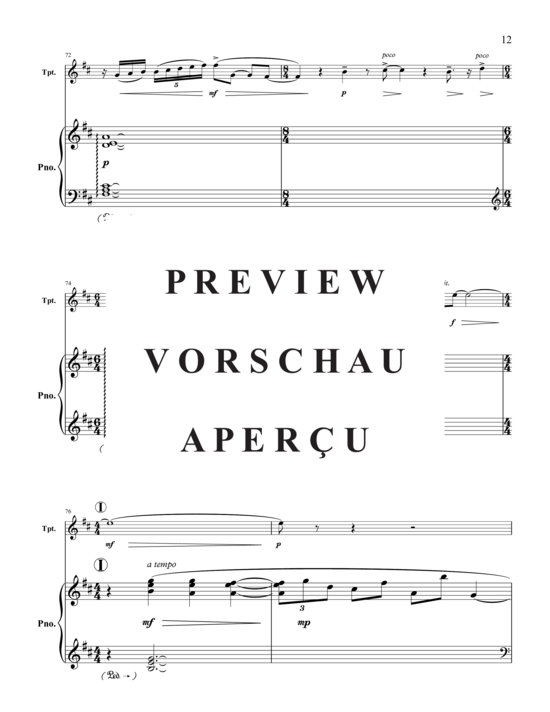 Produktgalerie: Seite 15 von 21 Rhapsody , , (Trompete und Klavier)