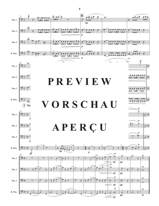 Product gallery: Page 6 of 14 Continuum , , (Trombone Quartet)