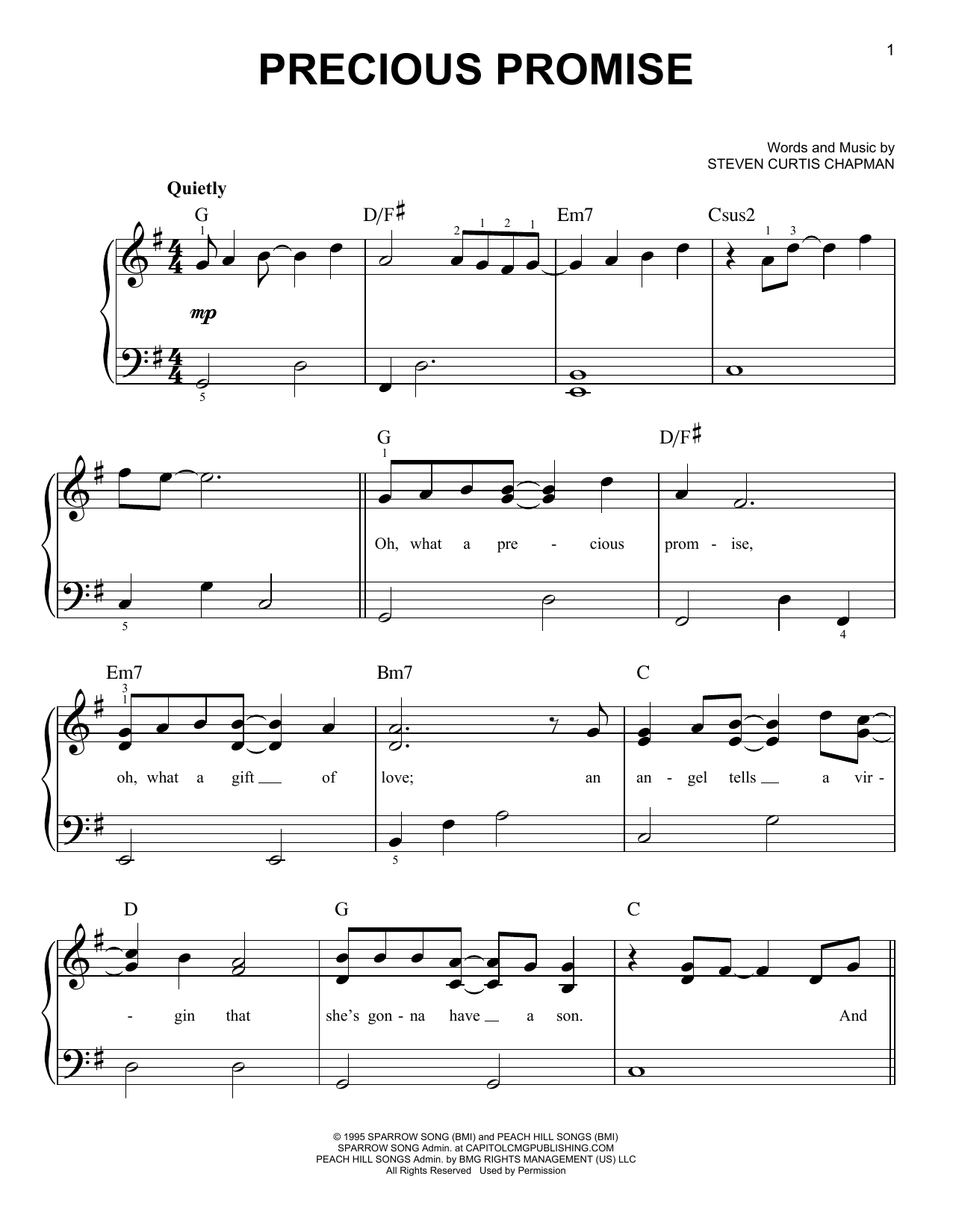 Product gallery: Page 1 of 1 Precious Promise, Steven Curtis Chapman