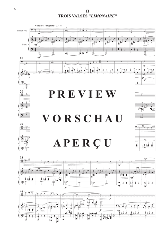 Product gallery: Page 9 of 26 Concerto for Bassoon and Orchestra , , (bassoon + piano)