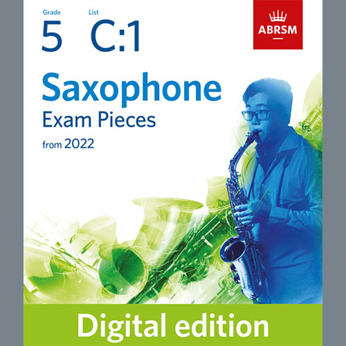 Product picture to: The Ragtime Dance (A Stop-Time Two Step)  (Grade 5 C1 from the ABRSM Saxophone syllabus from 2022)