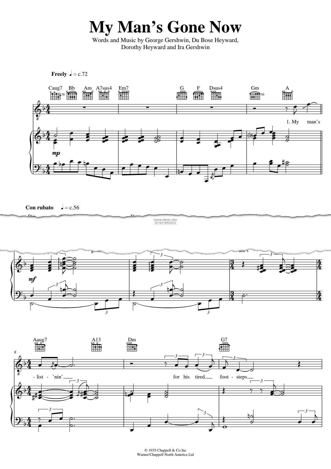 Produktbild zu: My Man's Gone Now (from PORGY AND BESS®)
