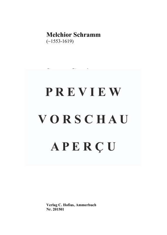 Produktgalerie: Seite 3 von 11 Sacrae Cantiones (1576/77), , Gemischter Chor 5-6 stimmig