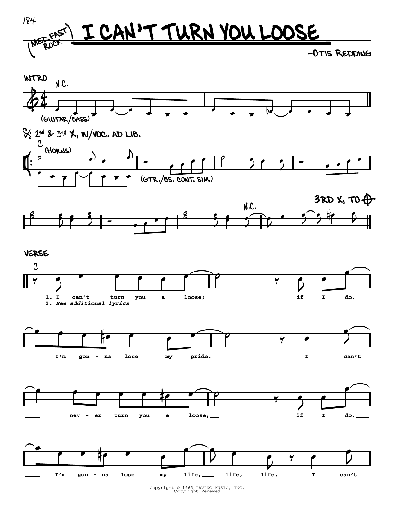 Produktbild zu: I Can't Turn You Loose