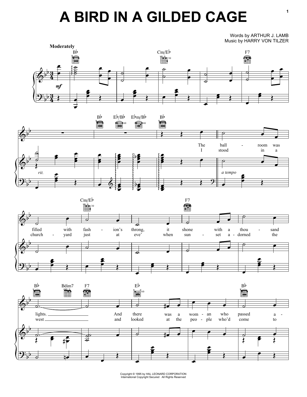 Produktbild zu: A Bird In A Gilded Cage