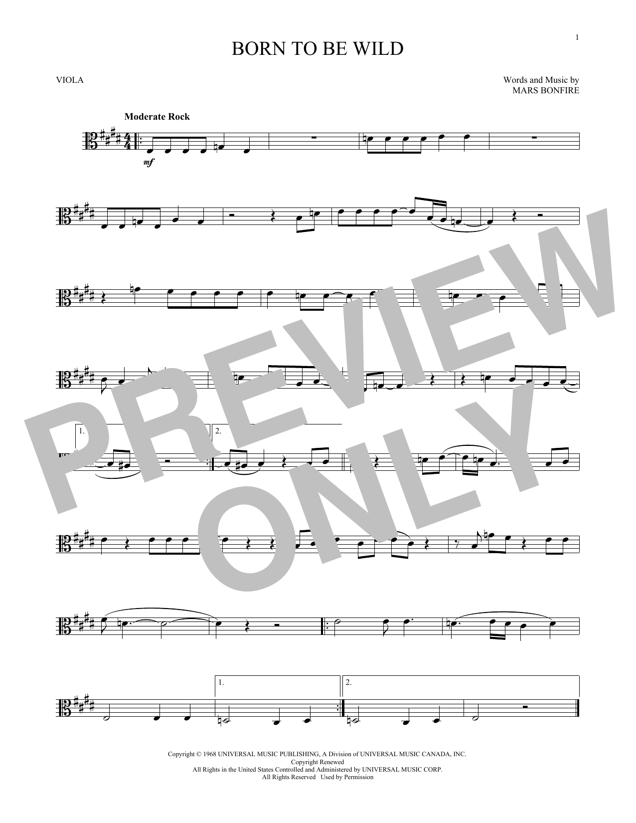 Product gallery: Page 1 of 1 Born To Be Wild, Steppenwolf