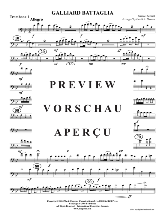 Product gallery: Page 4 of 7 Galliard Battaglia , , (Trombone Quartet)