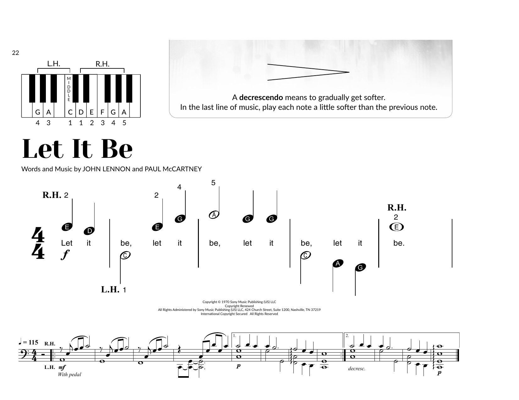 Product gallery: Page 1 of 1 Let It Be (arr. Brittany McCorriston), The Beatles