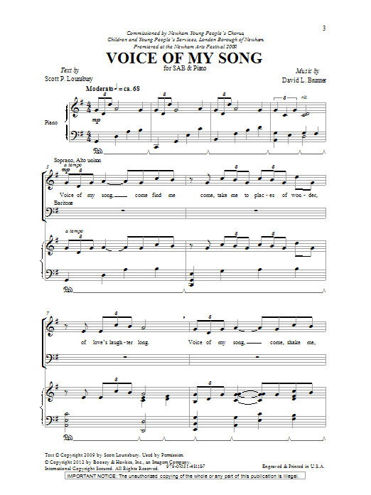 Produktbild zu: Voice Of My Song