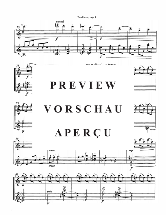 Product gallery: Page 12 of 21 Two Poems , , (flute and guitar)
