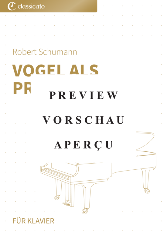 Product gallery: Page 2 of 6 Vogel als Prophet - Nr. 7 aus Waldszenen op. 82 , , Piano Solo