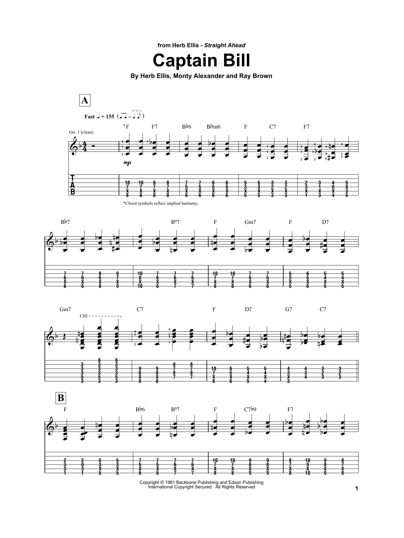 Product gallery: Page 1 of 1 Captain Bill, Herb Ellis