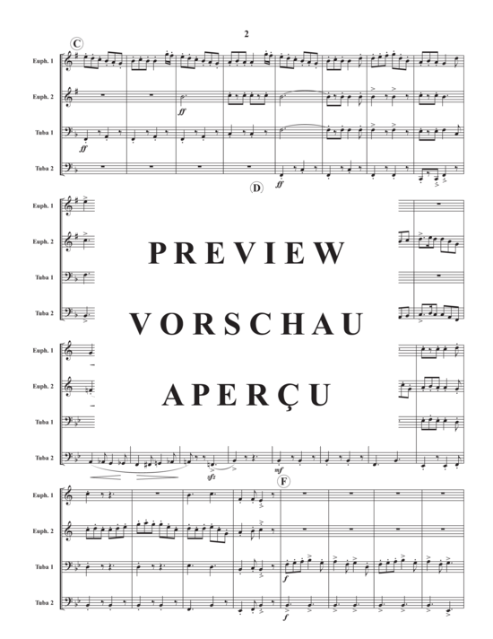 Product gallery: Page 7 of 21 March Collection for Tuba Quartet , , (Tuba Quartett EETT)