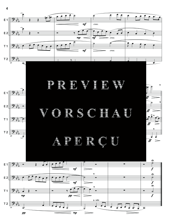 Product gallery: Page 8 of 11 Whither Must I Wander?, , (Tuba Quartett EETT)