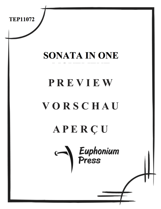 Product gallery: Page 2 of 11 Sonata in One Movement , , (tuba + piano)