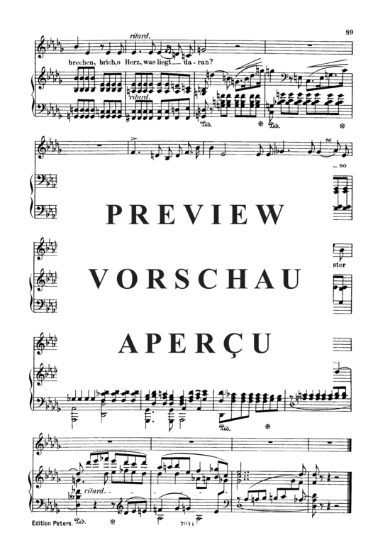 Product gallery: Page 5 of 5 Er, der Herrlichste von allen, Op.42 No.2, , Low Voice and Piano