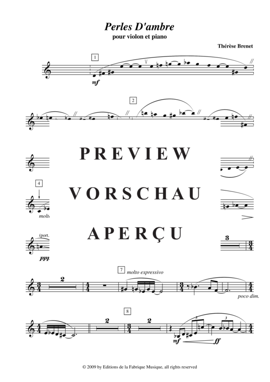 Product gallery: Page 16 of 18 Perles d'Ambre , , (violin + piano)