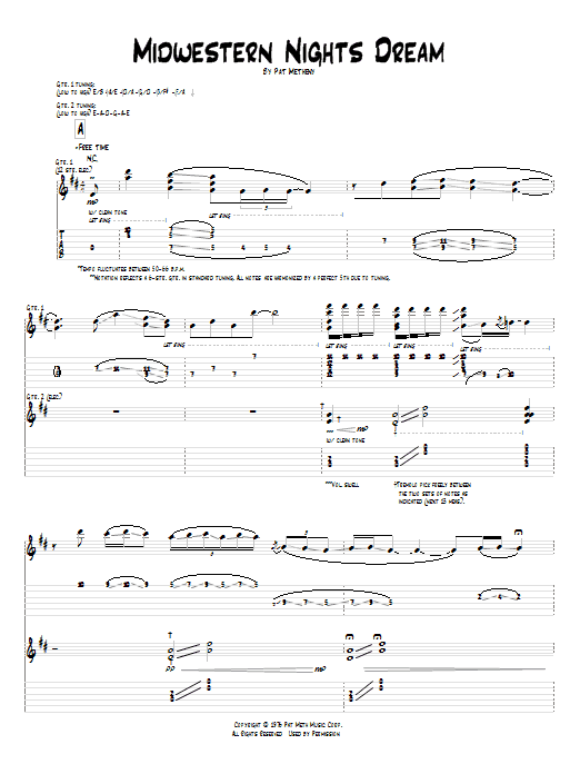 Product gallery: Page 1 of 1 Midwestern Nights Dream, Pat Metheny