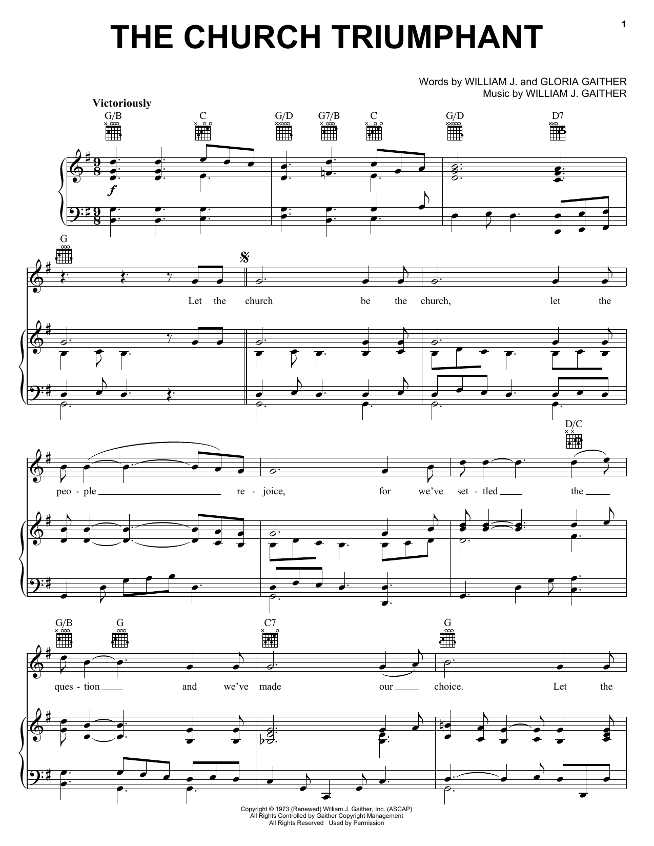 Product gallery: Page 1 of 1 The Church Triumphant, Bill & Gloria Gaither
