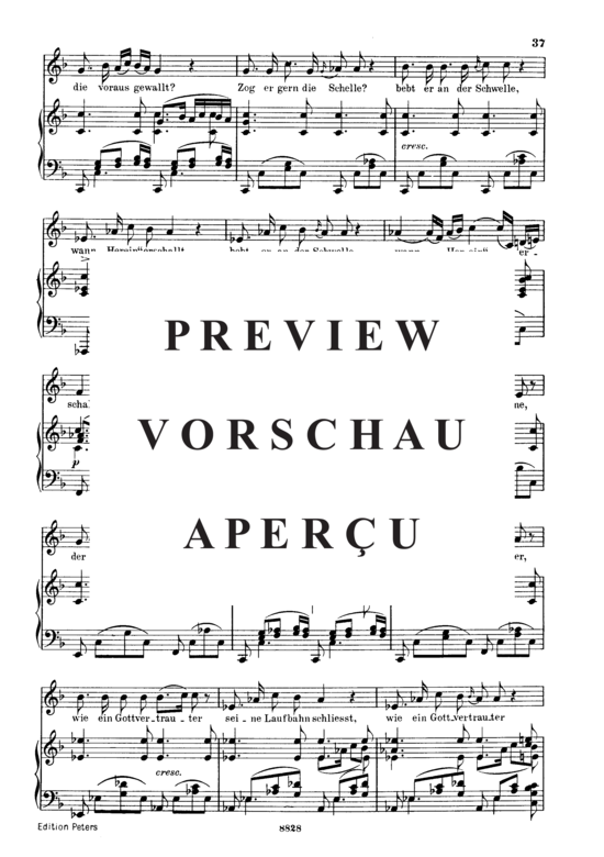 Product gallery: Page 3 of 5 Das Zügenglocklein D.871, , Low Voice and Piano