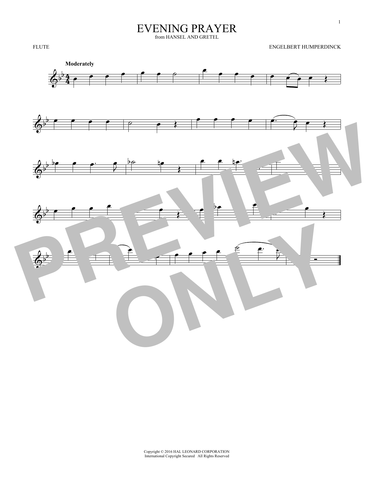 Product gallery: Page 1 of 1 Evening Prayer, Engelbert Humperdinck