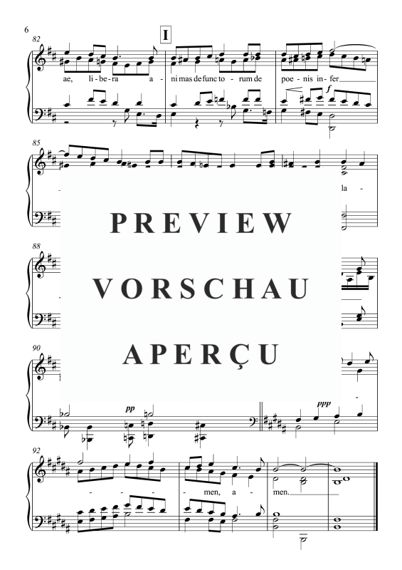 Product gallery: Page 7 of 7 Requiem - II. Offertoire, Inagawa, Akiko, Solo Piano