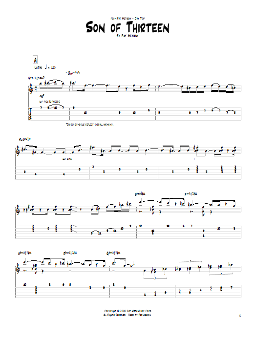Product gallery: Page 1 of 1 Son Of Thirteen, Pat Metheny