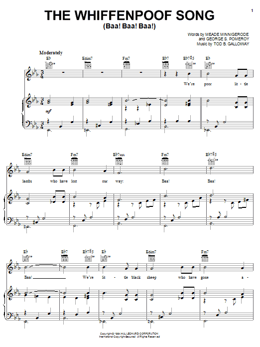 Product gallery: Page 1 of 1 The Whiffenpoof Song (Baa! Baa! Baa!), Louis Armstrong